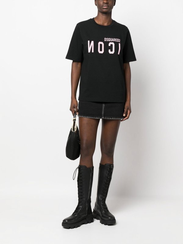 DSQUARED2: t-shirts online - Logo print Tee