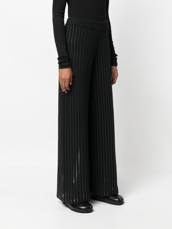 iKRIX FABIANA FILIPPI: casual trousers - Wide leg knittedd trousers