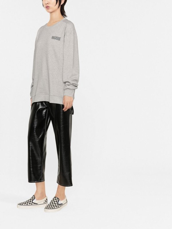 GANNI: Felpe e maglie online - Felpa oversize