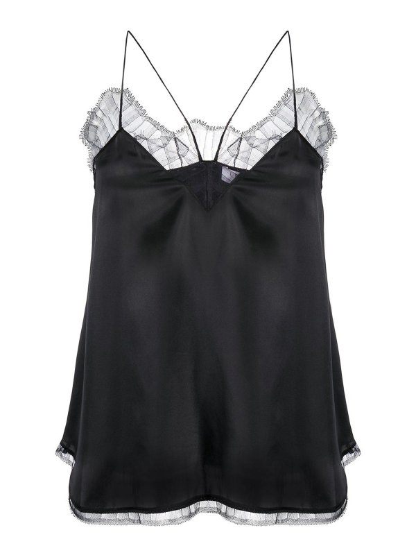 Iro: Tops & Tank tops - Thinned straps silk top