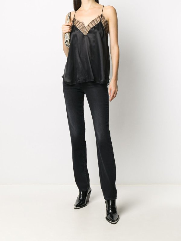 Iro: Tops & Tank tops online - Thinned straps silk top