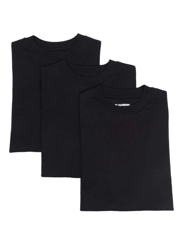 JIL SANDER: T-shirts - T-Shirt - Noir