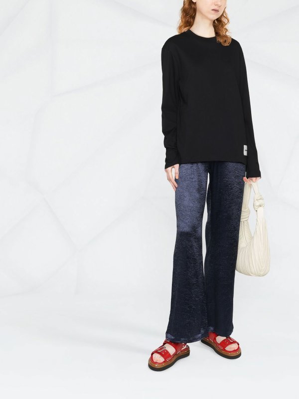 JIL SANDER: T-shirts online - T-Shirt - Noir