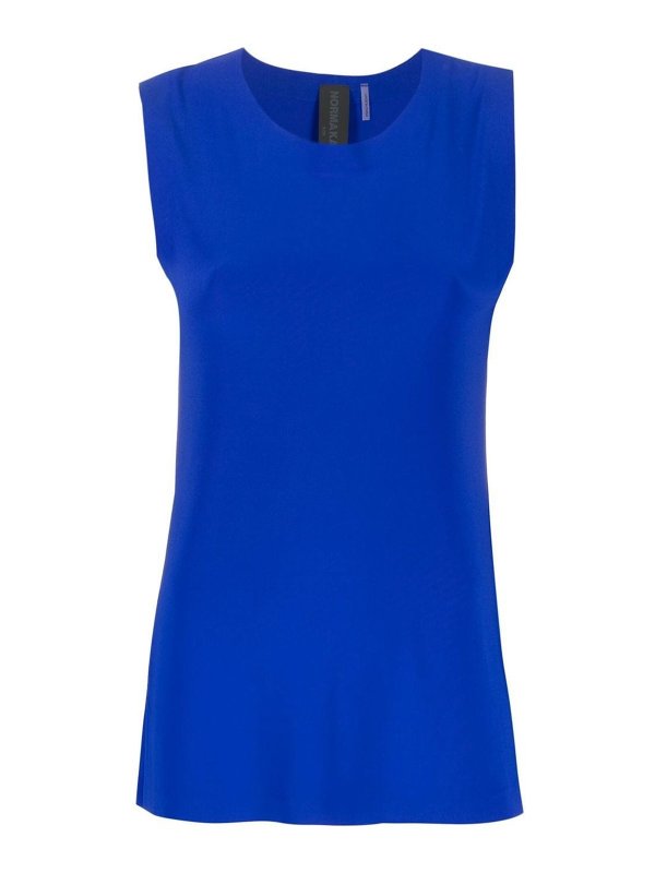 Norma Kamali: Tops & Débardeurs - Top - Bleu