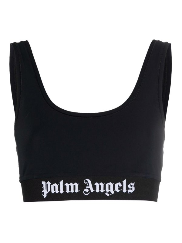 Palm Angels: Tops y camisetas sin mangas - Top - Negro