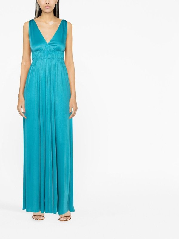 P.A.R.O.S.H.: マキシドレス online - マキシドレス - ライトブルー