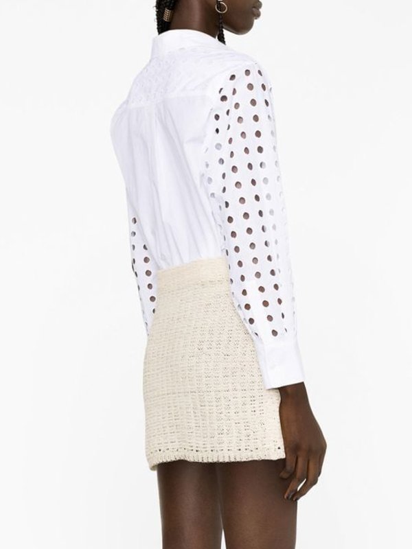 Camicia in cotone con occhielli shop online: SEE BY CHLOE