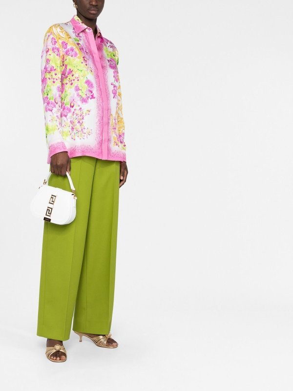 VERSACE: shirts online - Silk shirt