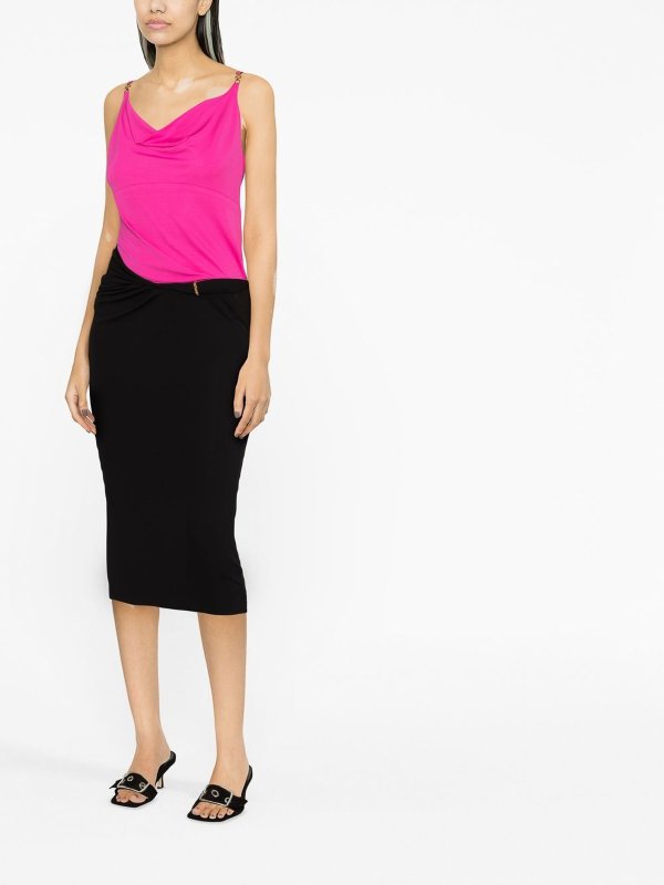 VERSACE: Knee length skirts & Midi online - Greca detail skirt