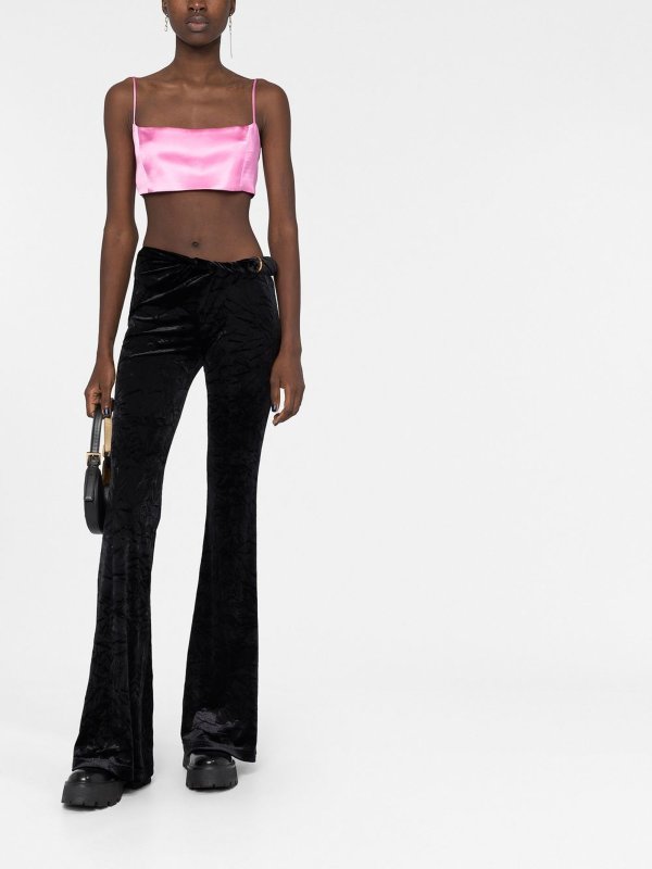 VERSACE: casual trousers online - Stretch fabric pants