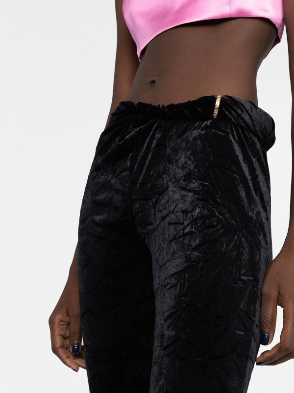 Stretch fabric pants shop online: VERSACE
