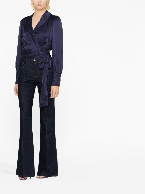 ZIMMERMANN: Tops y camisetas sin mangas online - Top - Azul