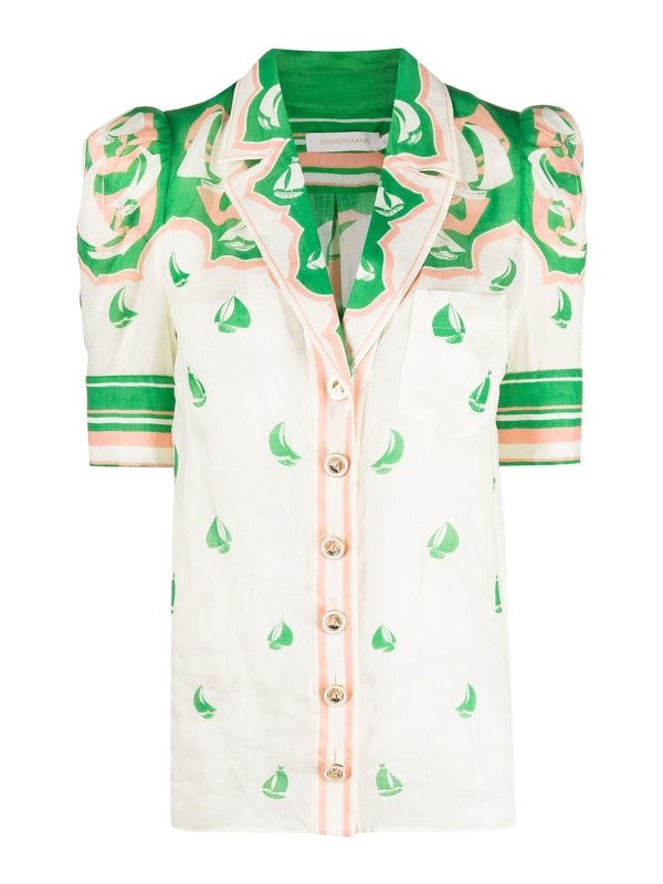 ZIMMERMANN: Chemises - Chemise - Vert