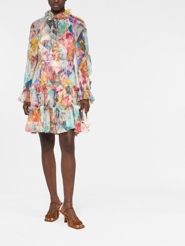 iKRIX ZIMMERMANN: cocktail dresses - High tide lantern mini dress