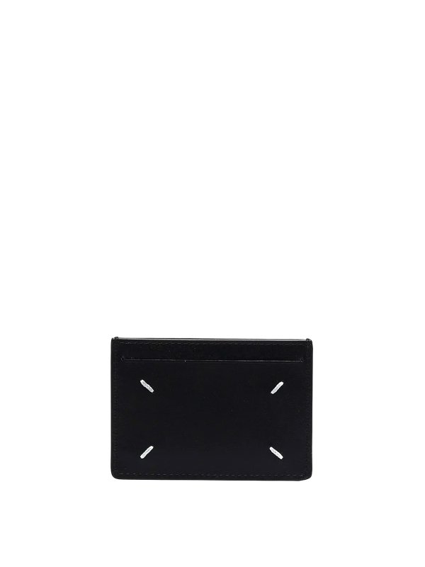 Maison Margiela: wallets & purses online - Logo-print cardholder