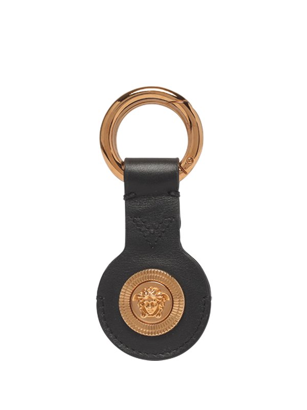 VERSACE: キーホルダー - キーホルダー - 黒