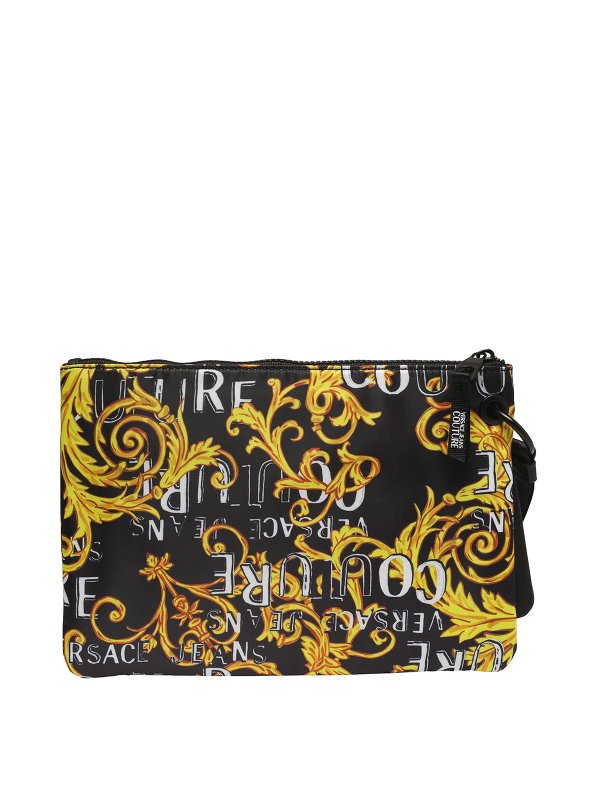 iKRIX Versace Jeans Couture: clutches - Man pochette with inner zip and wrist strap