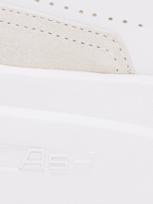 Leather sneakers with lateral logo shop online: ASH