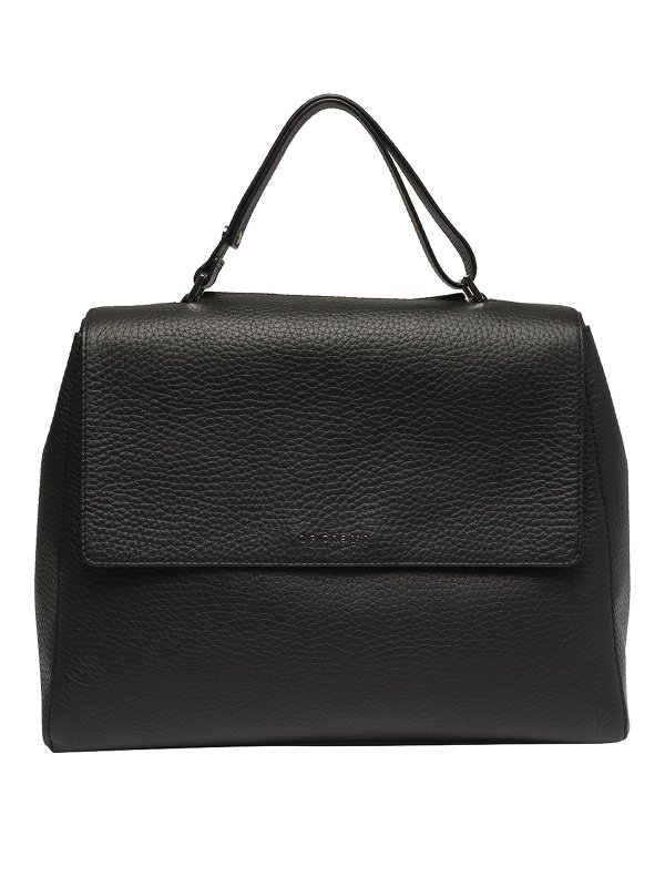 ORCIANI: totes bags - Sveva large hammered leather bag