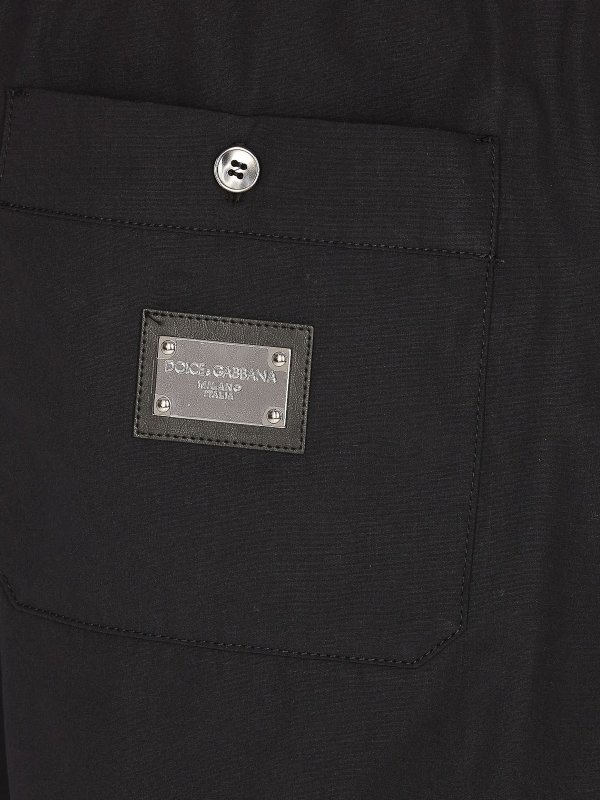 iKRIX DOLCE & GABBANA: pantaloni shorts - Shorts con elastico in vita e tasche