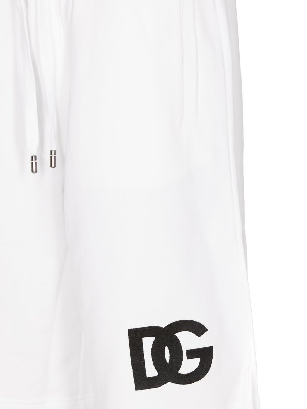 The Best Shops DOLCE & GABBANA: shorts - Shorts with band logo on waist and pockets