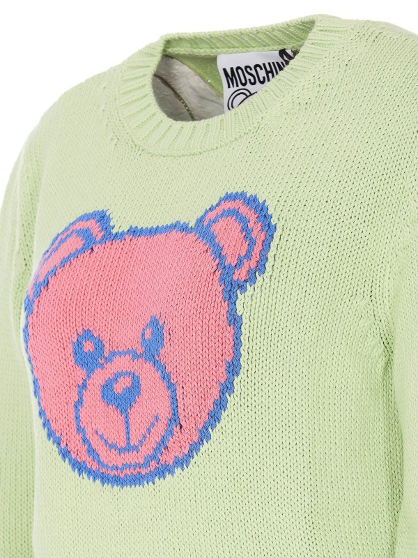 iKRIX MOSCHINO: crew necks - Crewneck pullover  embroidered on the front