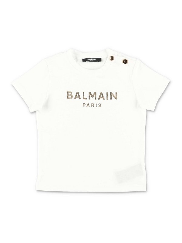 Balmain: Camisetas - Camiseta - Blanco
