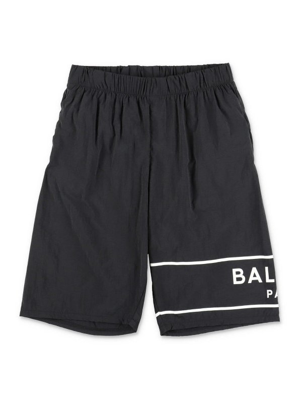 Balmain: 水着 - スイムショーツ/スイムトランクス - 黒