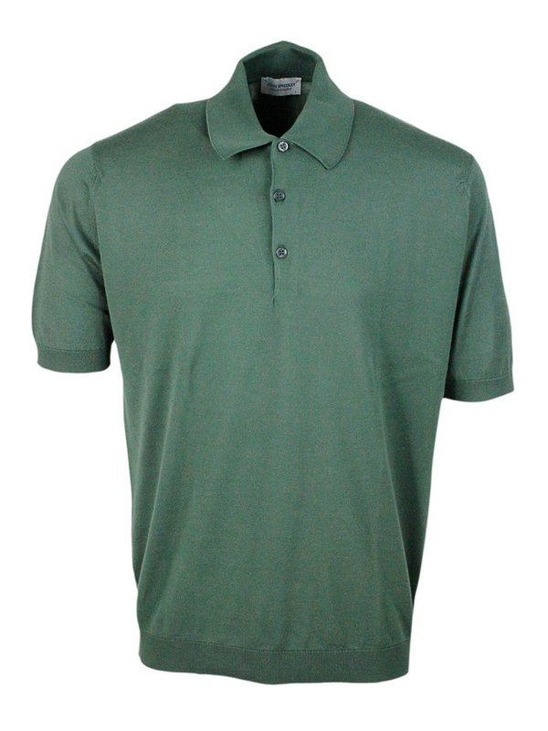 JOHN SMEDLEY: polo shirts - Cotton polo