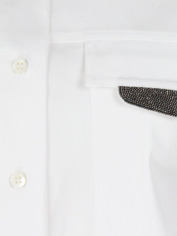 シャツ - 白 shop online: BRUNELLO CUCINELLI