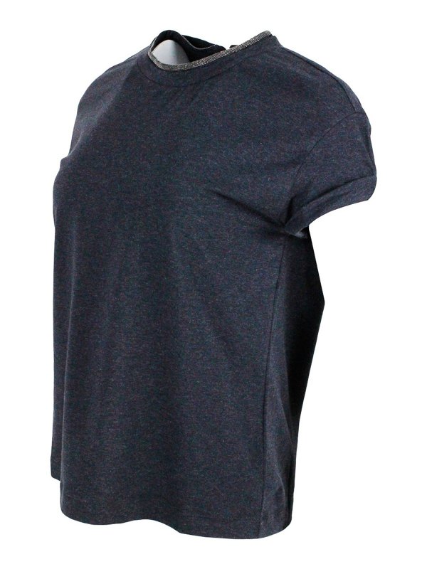 iKRIX BRUNELLO CUCINELLI: t-shirts - Cotton pocket handkerchief Tee