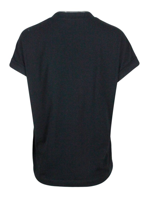 BRUNELLO CUCINELLI: T-shirts online - T-Shirt - Noir