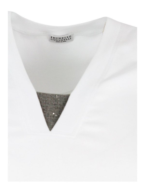 iKRIX BRUNELLO CUCINELLI: Tops y camisetas sin mangas - Top - Blanco