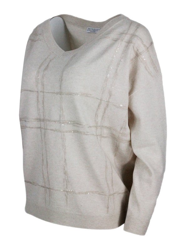 The Best Shops BRUNELLO CUCINELLI: crew necks - Cashmere blend crewneck
