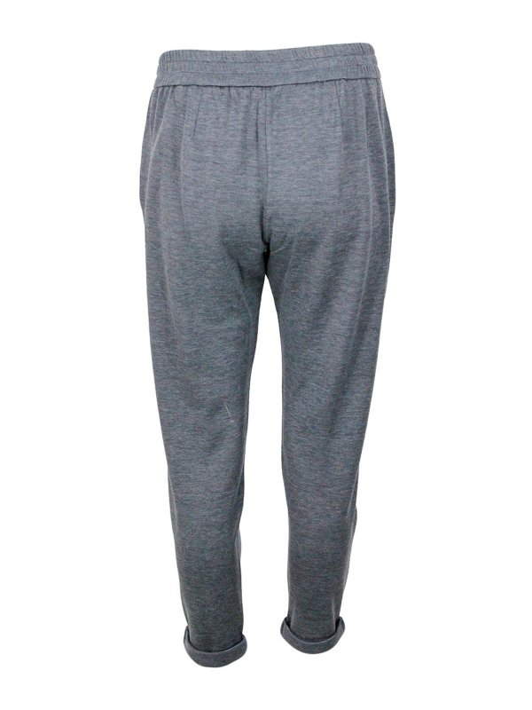 BRUNELLO CUCINELLI: Pantalons de survêtement  online - Pantalons De Sport - Gris