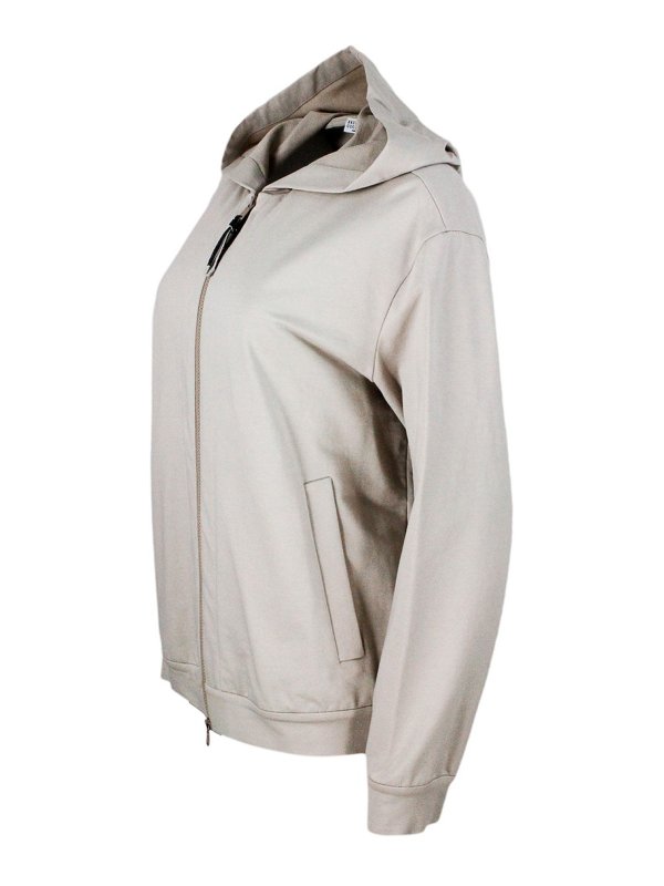 The Best Shops BRUNELLO CUCINELLI: Sweatshirts & Sweaters - Cotton zipped sweatshirt