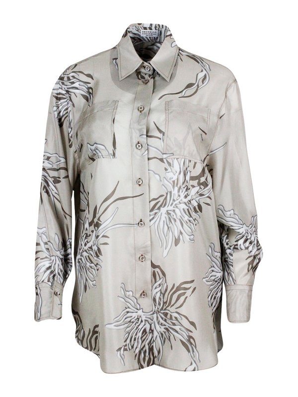 BRUNELLO CUCINELLI: Chemises - Chemise - Beige