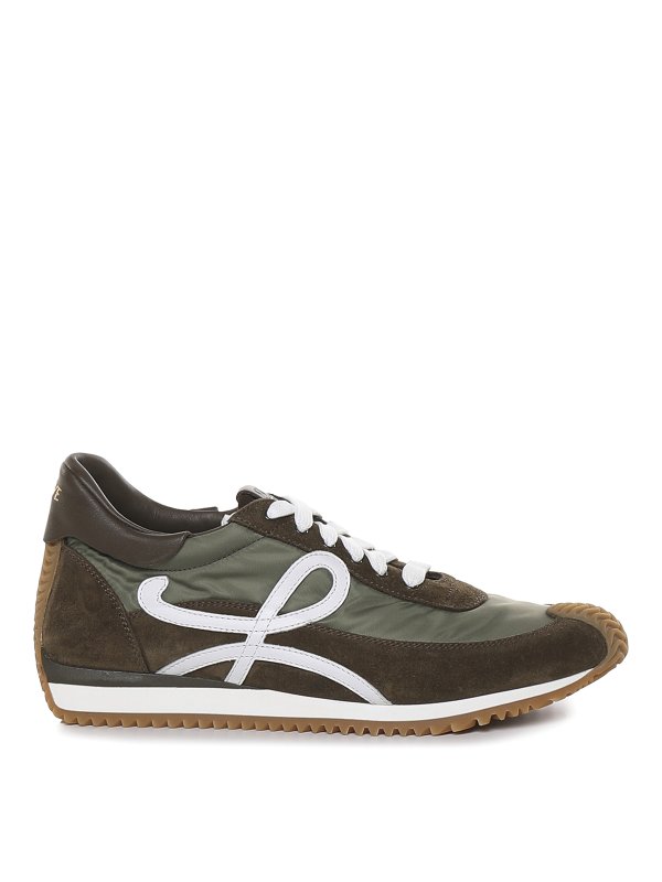 LOEWE: Chaussures de sport - Baskets - Vert Foncé
