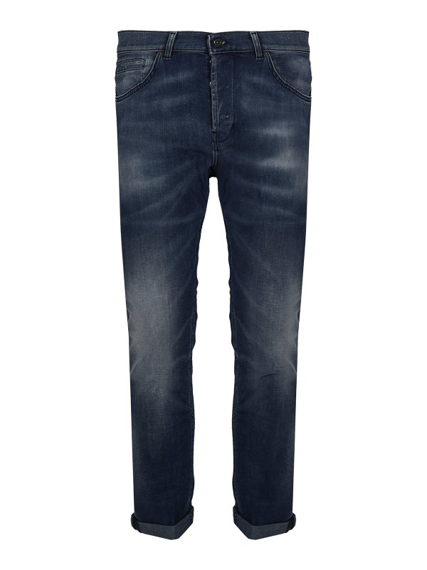 DONDUP: ストレートジーンズ - ストレートジーンズ - ブルー