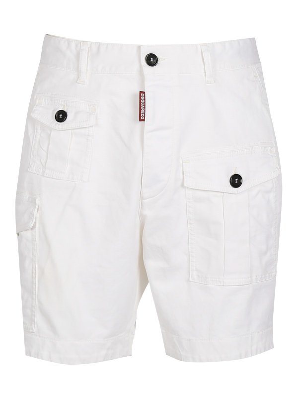 DSQUARED2: Shorts - Short - Blanc