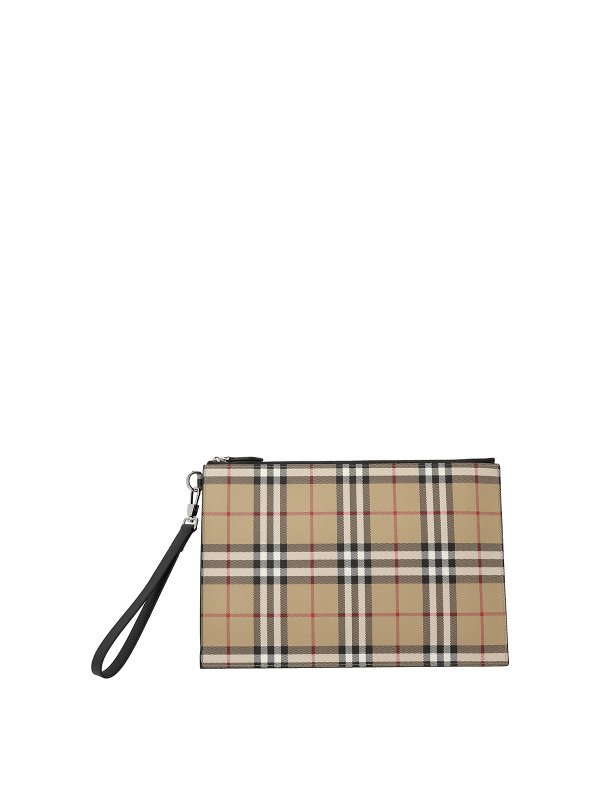 BURBERRY: クラッチバッグ - クラッチバッグ - Edin