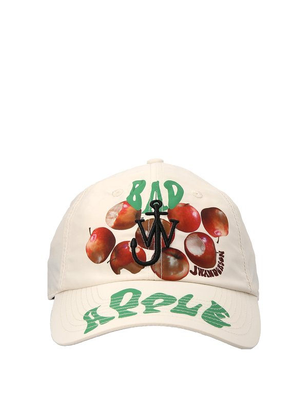 J.W. ANDERSON: hats & caps - Logo printed cap