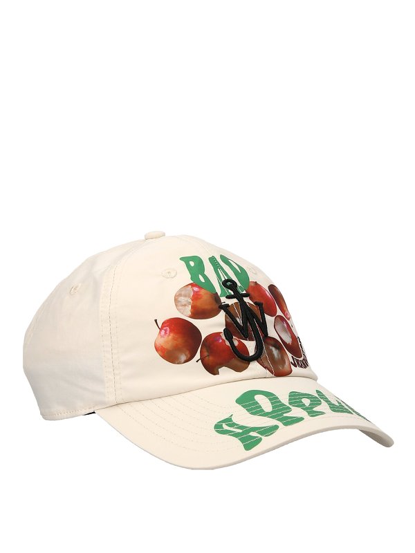 J.W. ANDERSON: hats & caps online - Logo printed cap