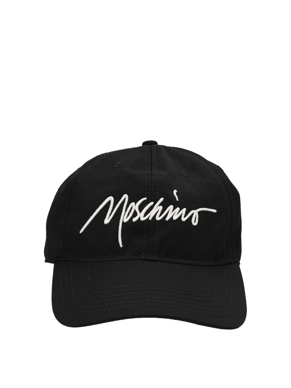 MOSCHINO: hats & caps - Logo embroidery cap