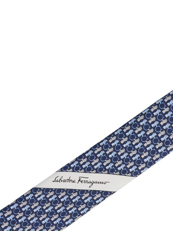 iKRIX SALVATORE FERRAGAMO: Corbatas y pajaritas - Corbata - Azul