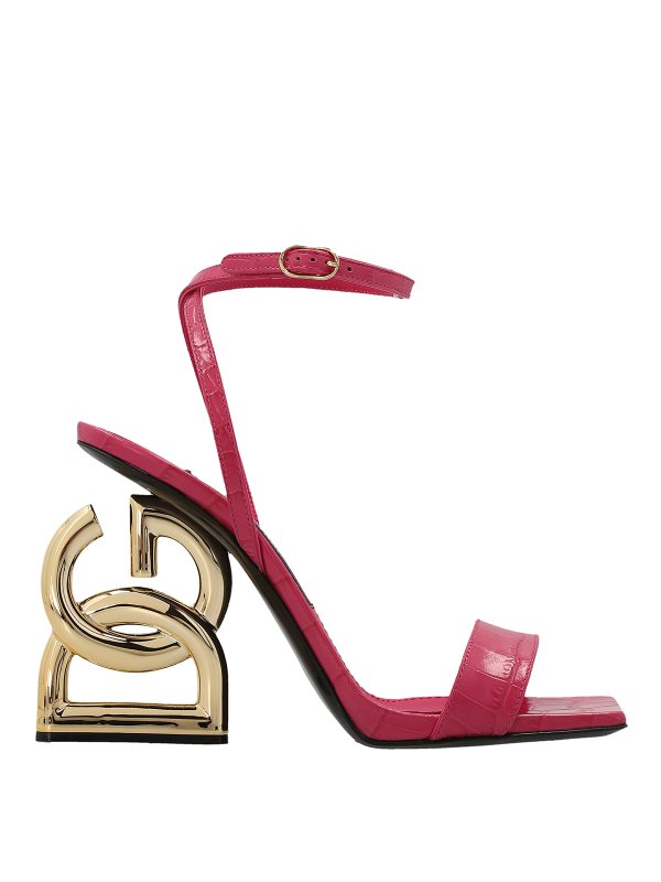 DOLCE & GABBANA: サンダル - サンダル - フクシア