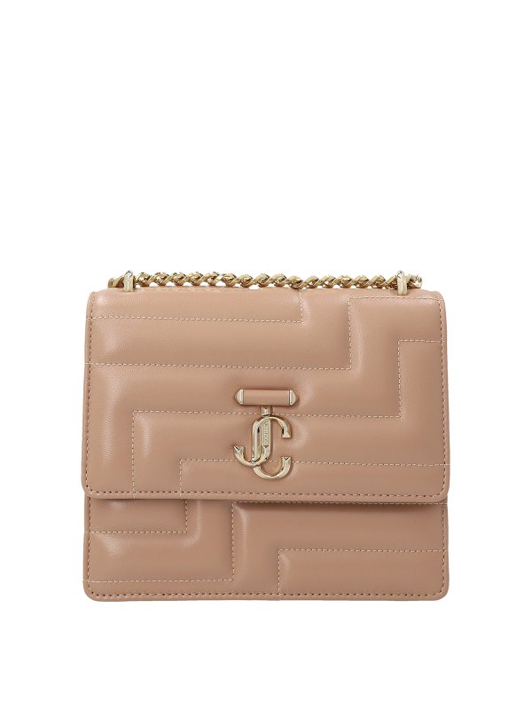 JIMMY CHOO: Schultertaschen - Schultertasche - Beige
