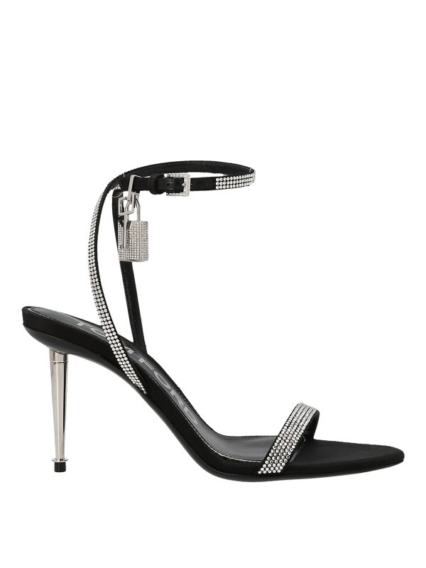 TOM FORD: sandals - Sequin satin sandals