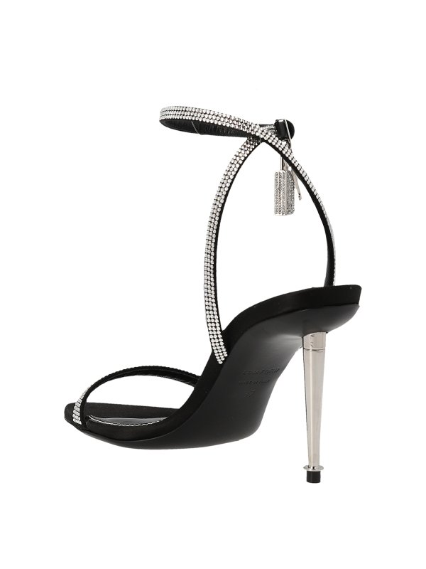 TOM FORD: sandals online - Sequin satin sandals