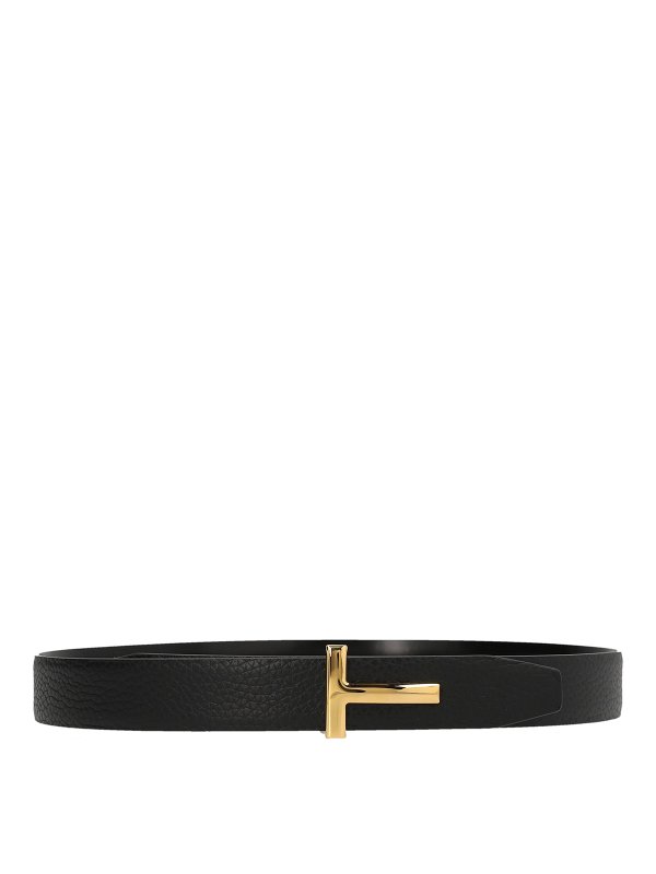 TOM FORD: belts - Logo reversible belt